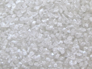 white corundum